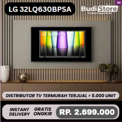 LG LQ63 Smart TV ThinQ AI 32 Inch 32LQ630BPSA - Budi Store