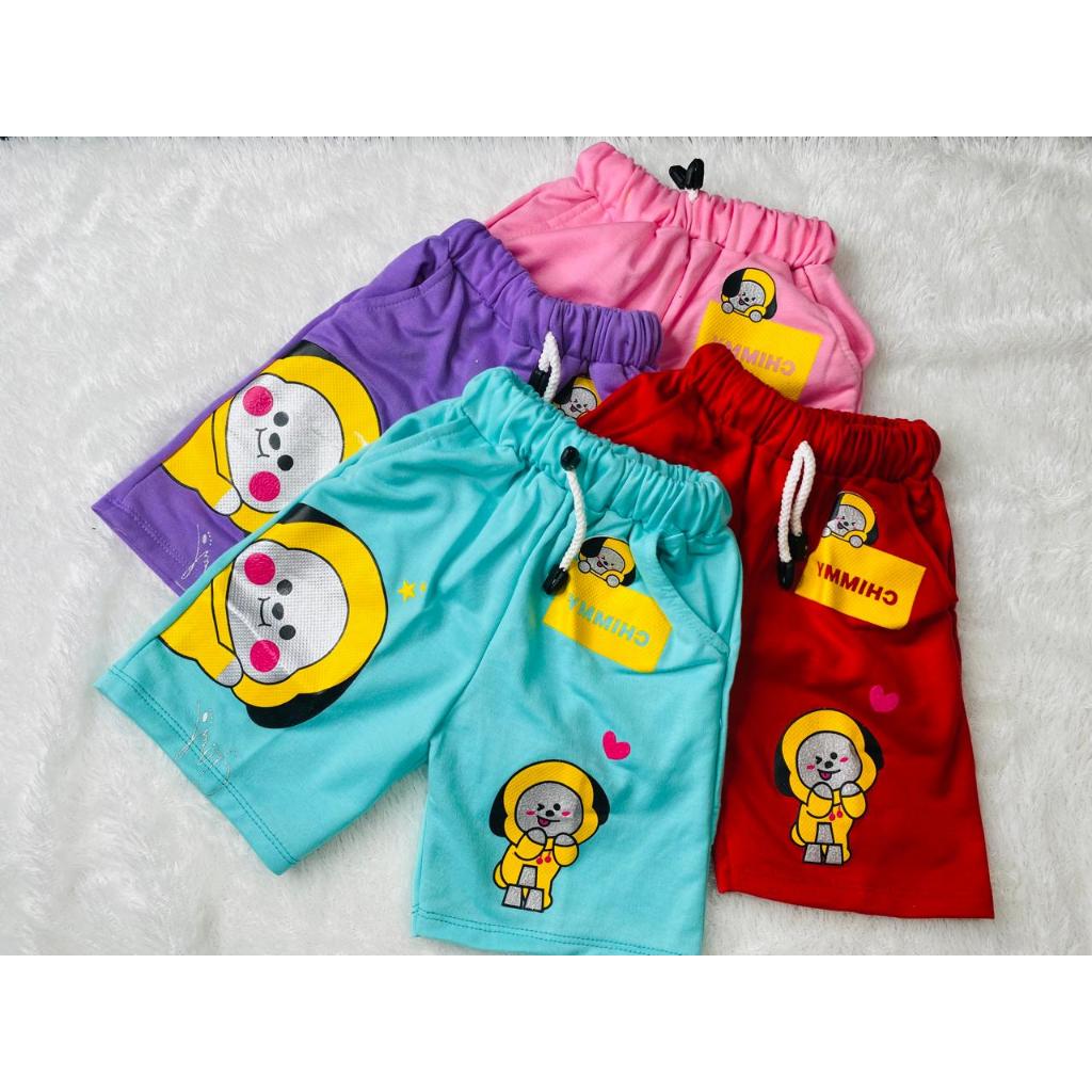 Celana Pendek Anak CUTE MONKEYS color CHOOSE OPTION  ST1