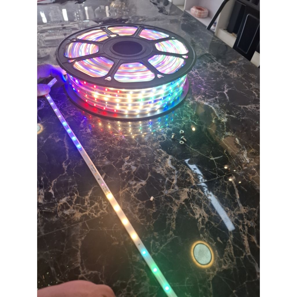 Lampu Selang Strip RGB 2835 Rainbow Kelap Kelip