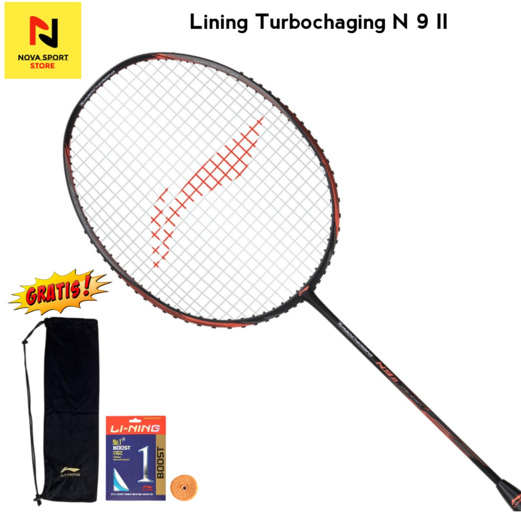 Lining Raket Badminton Turbocharging N 9 II