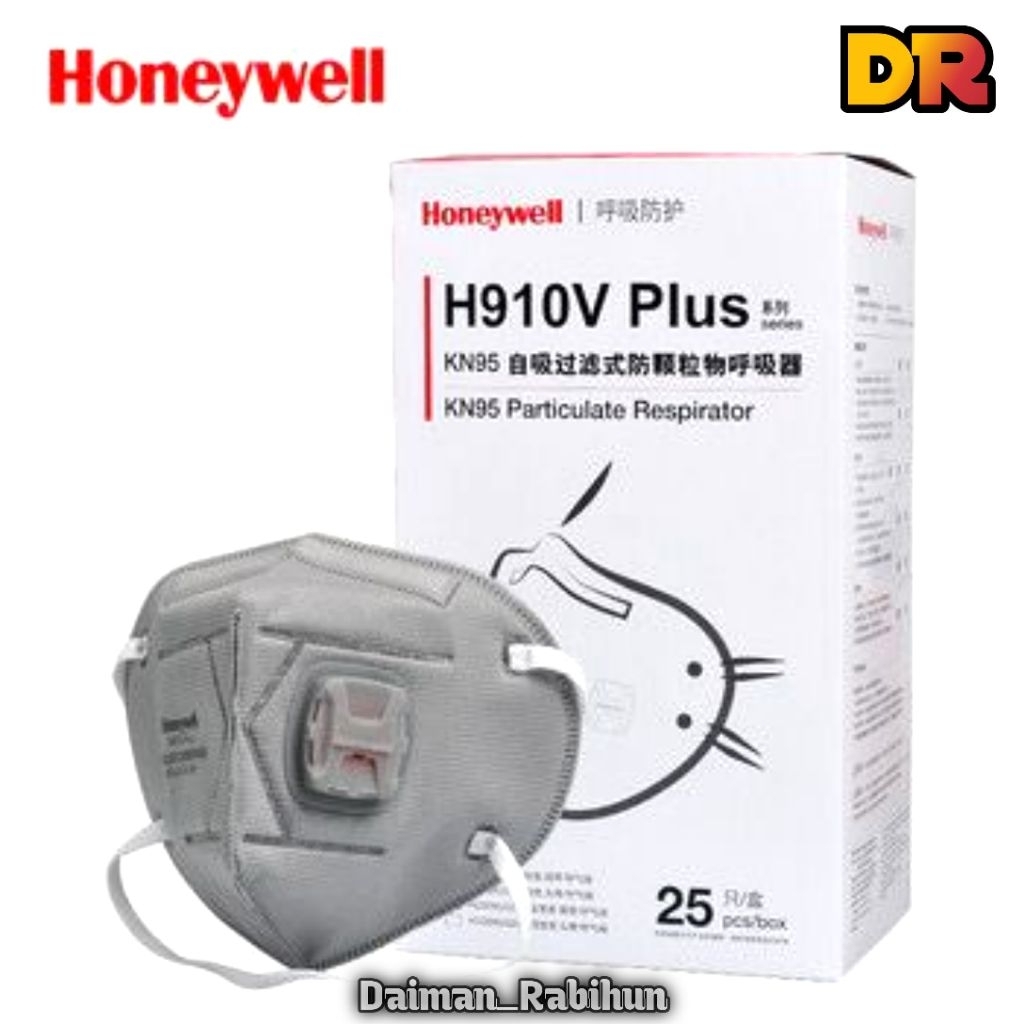 Masker Respirator Partikulat KN95 Honeywell H910V Plus