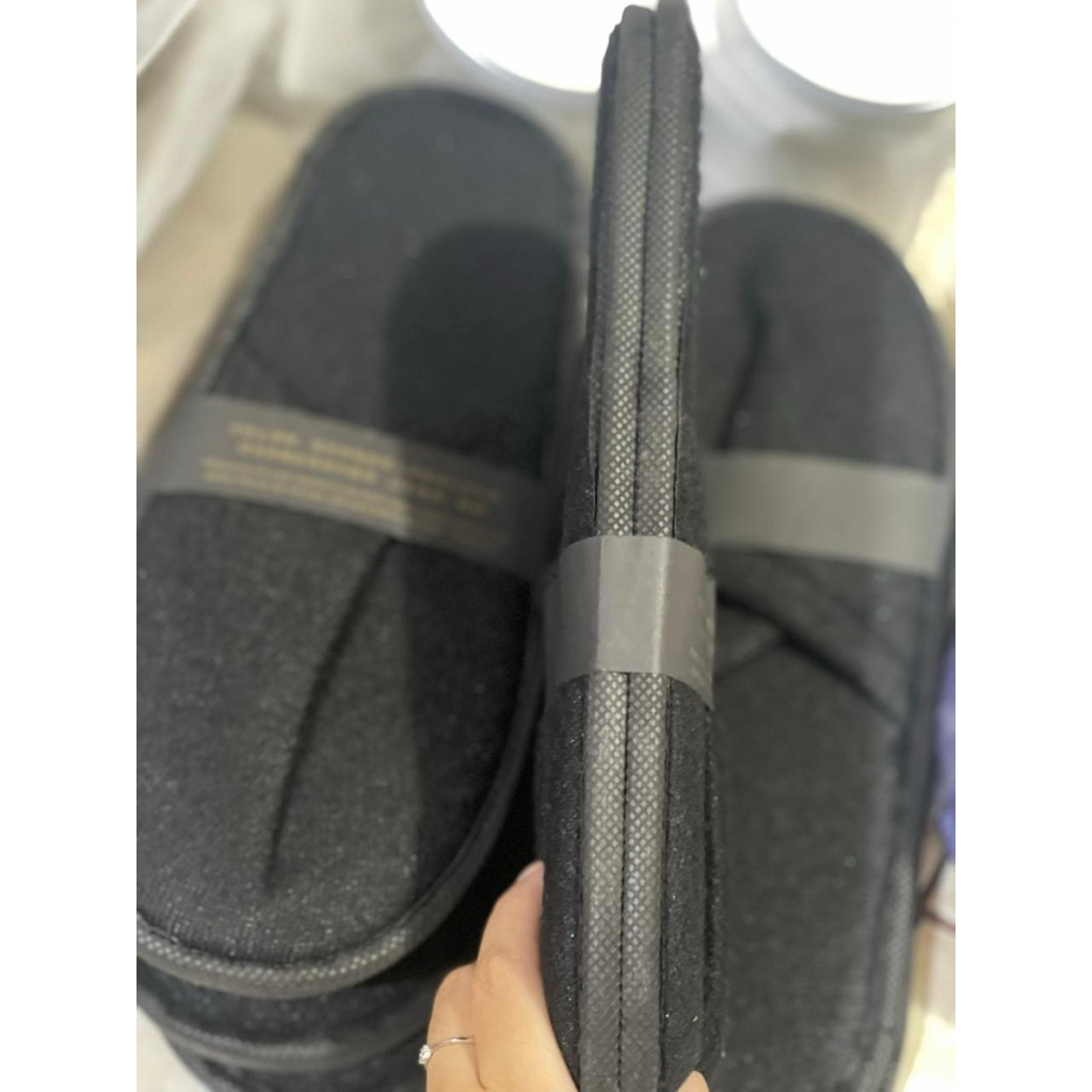 sandal rumah premium bulu tebal // sandal hotel mewah
