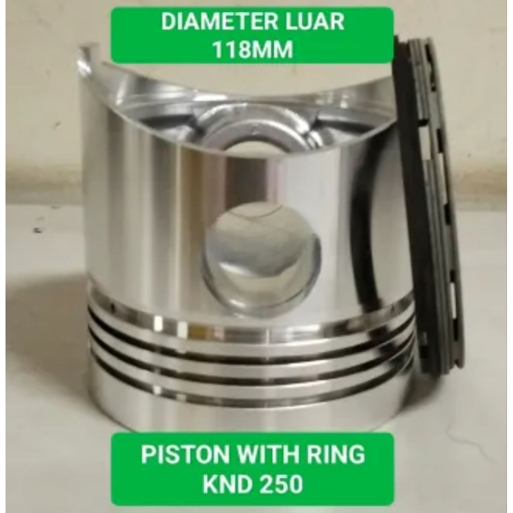 Seker Piston + Ring Piston Kubota KND250