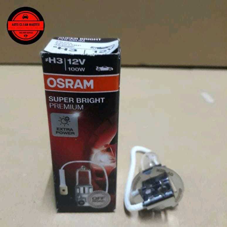 OSRAM H3 12V 100W BOHLAM LAMPU FOG LAMP HEAD LAMP
