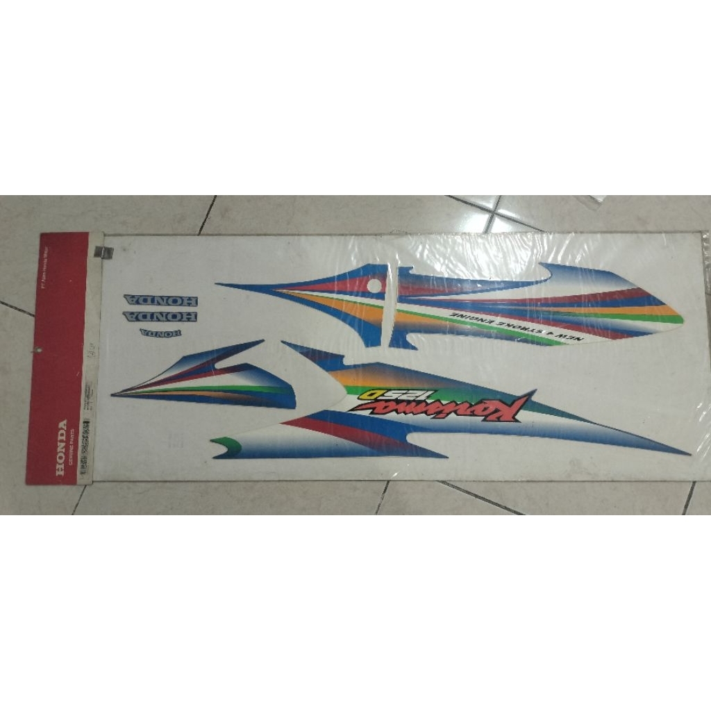 STRIPING STIKER KARISMA X 125 ORIGINAL AHM