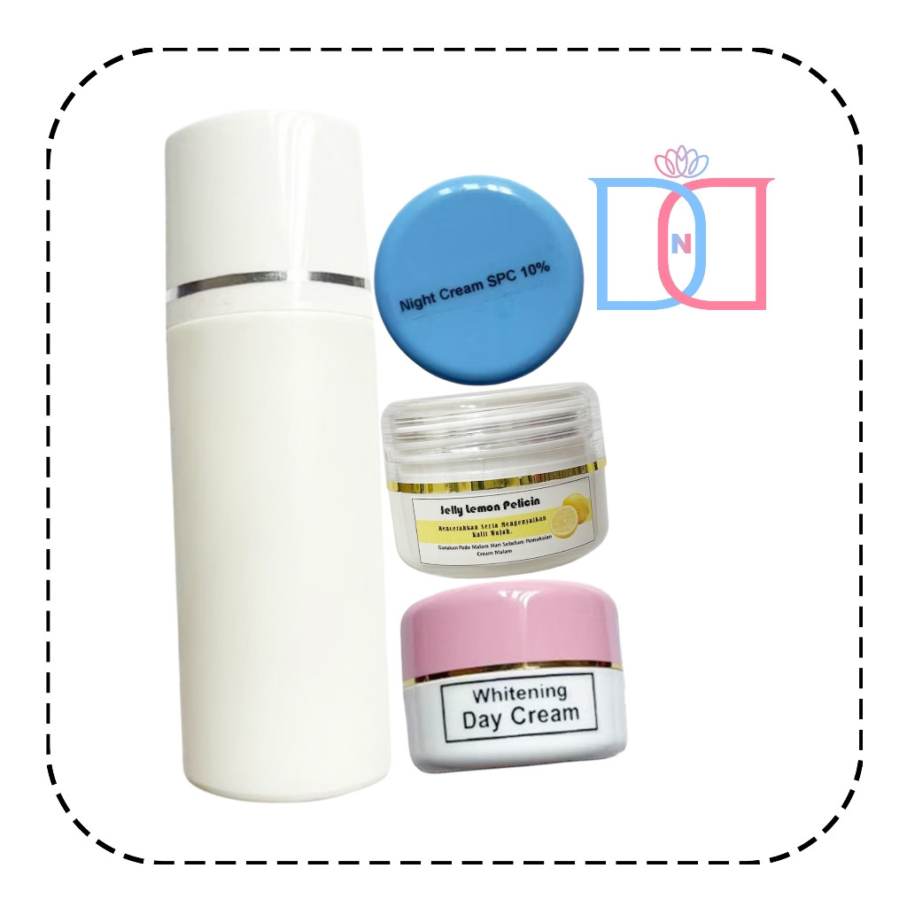 Paket Glowing Farma WDC 10% Skincare Pembersih Wajah Mencerahkan & Memutihkan