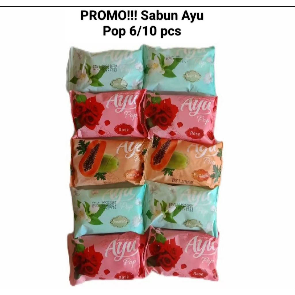 PROMO Sabun Ayu Pop 6/10 pcs