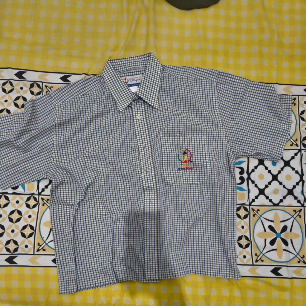 kemeja lengan pendek 2002fifa world cup