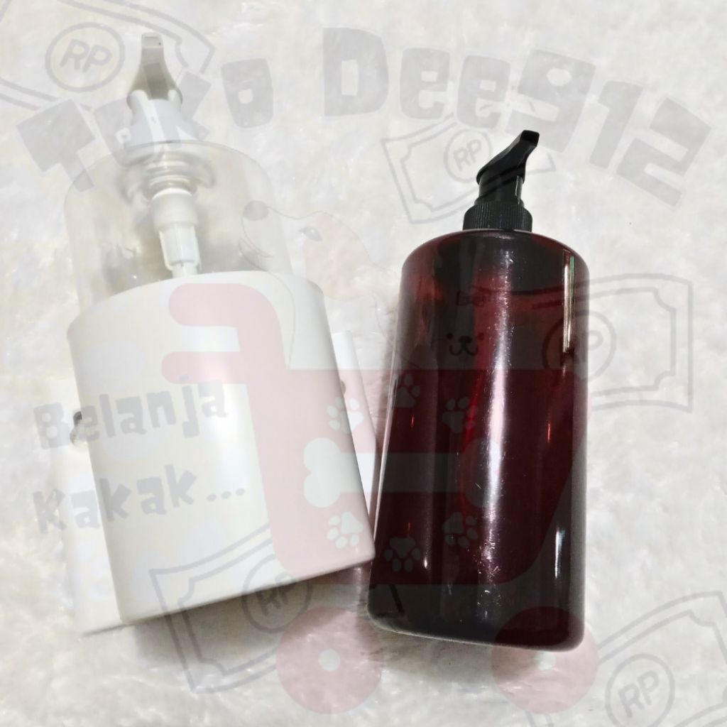 Paket Botol Pump Sabun Shampo 500ml Braket