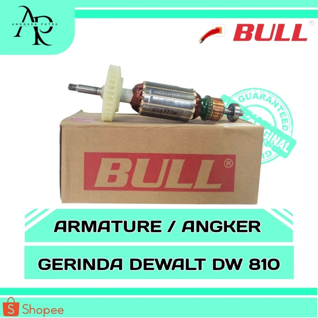 ARMATURE ANGKER GERINDA DEWALT BULL DW810