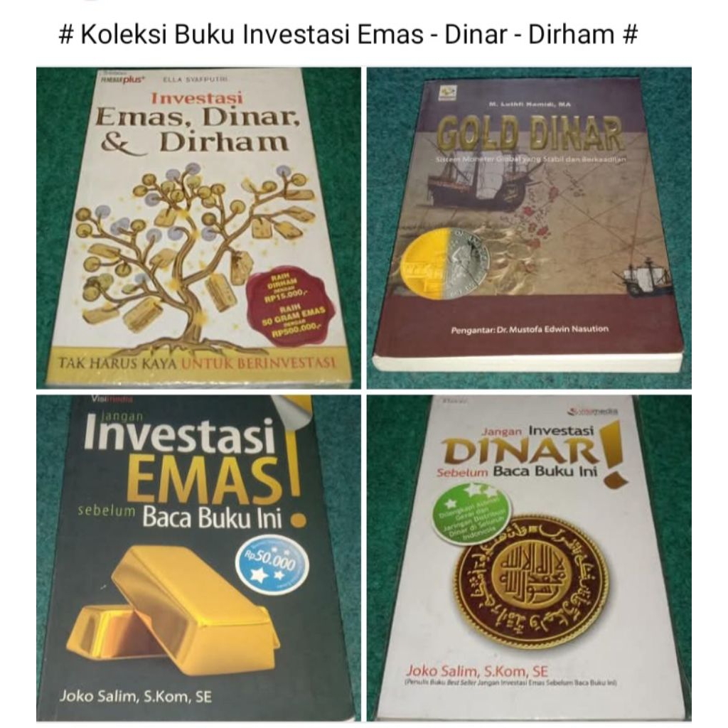 Investasi Emas Dinar Dirham 4 pcs