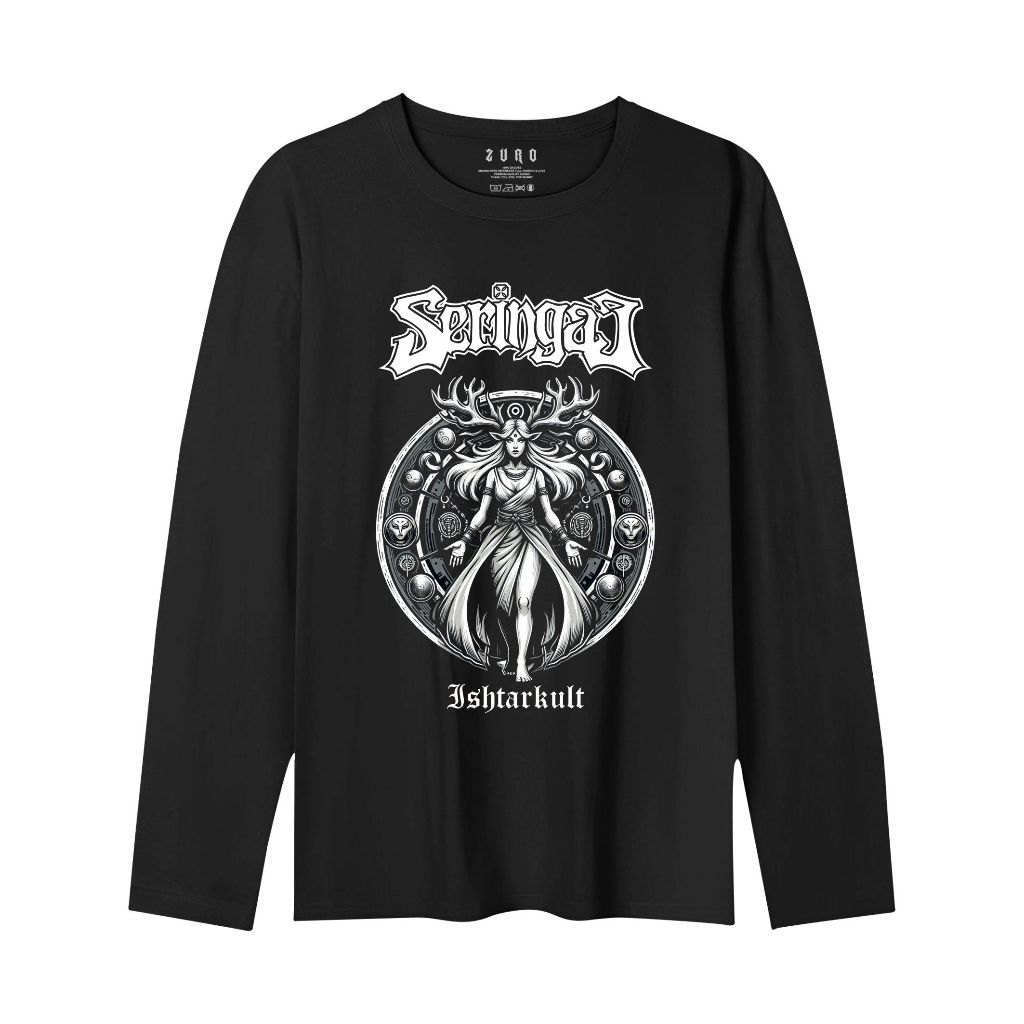 Zuro - Kaos Lengan Panjang Seringai Ishtrarkilt T-shirt long sleeve pria wanita unisex