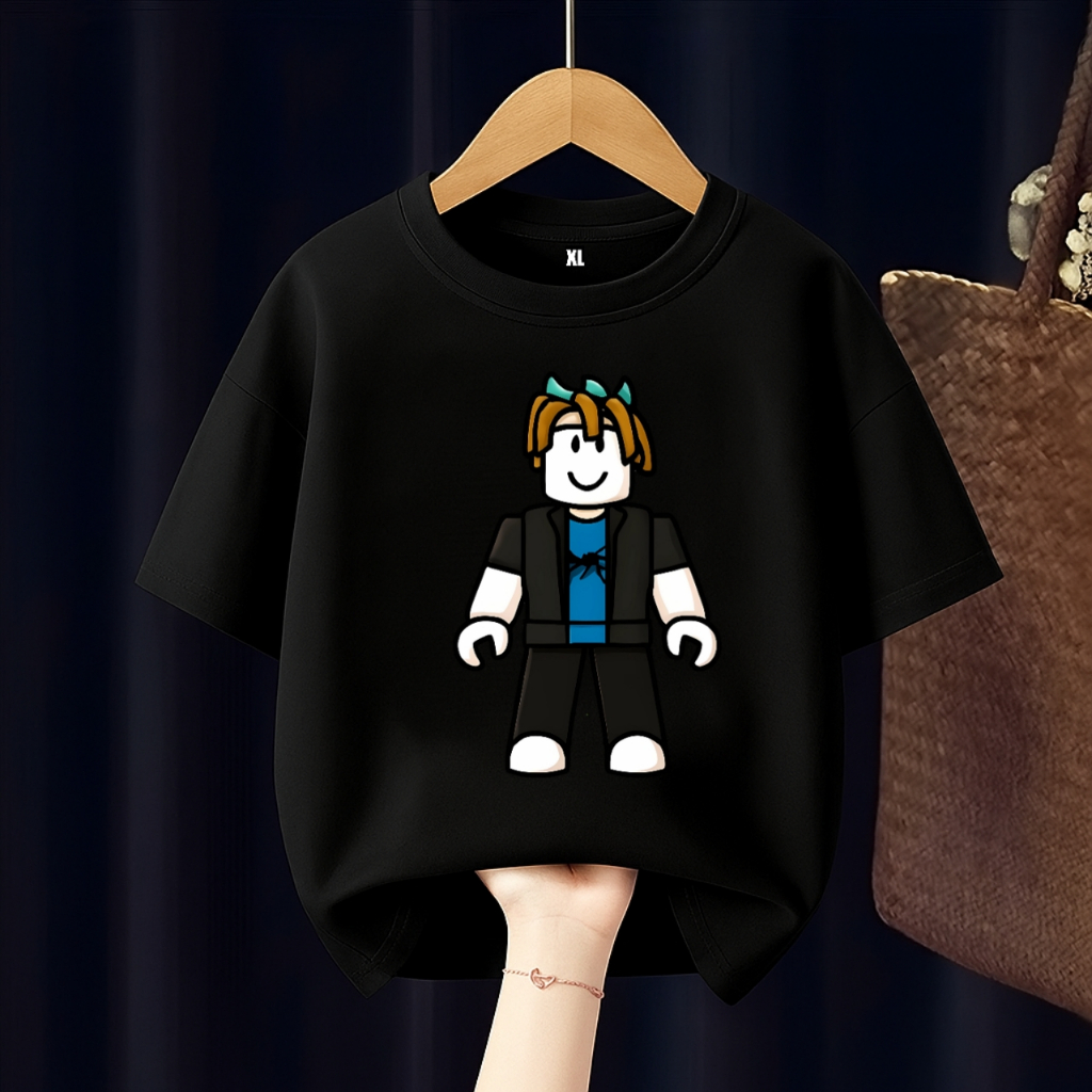 BAJU KAOS ANAK ROBLOX BACON FREE CUSTOM NAMA