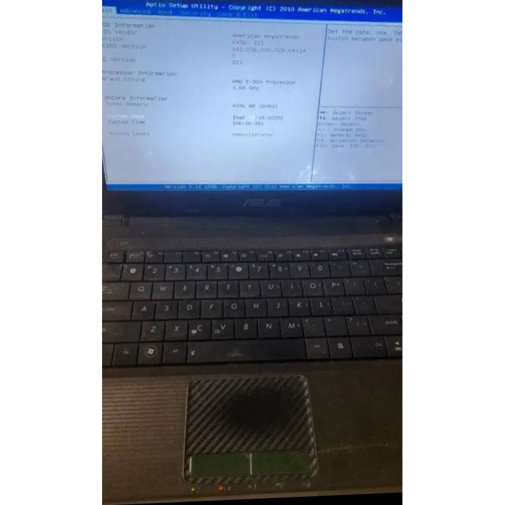 Motherboard Mainboard Mobo Mesin Hidup Laptop Asus X43U K43U K43B K43T