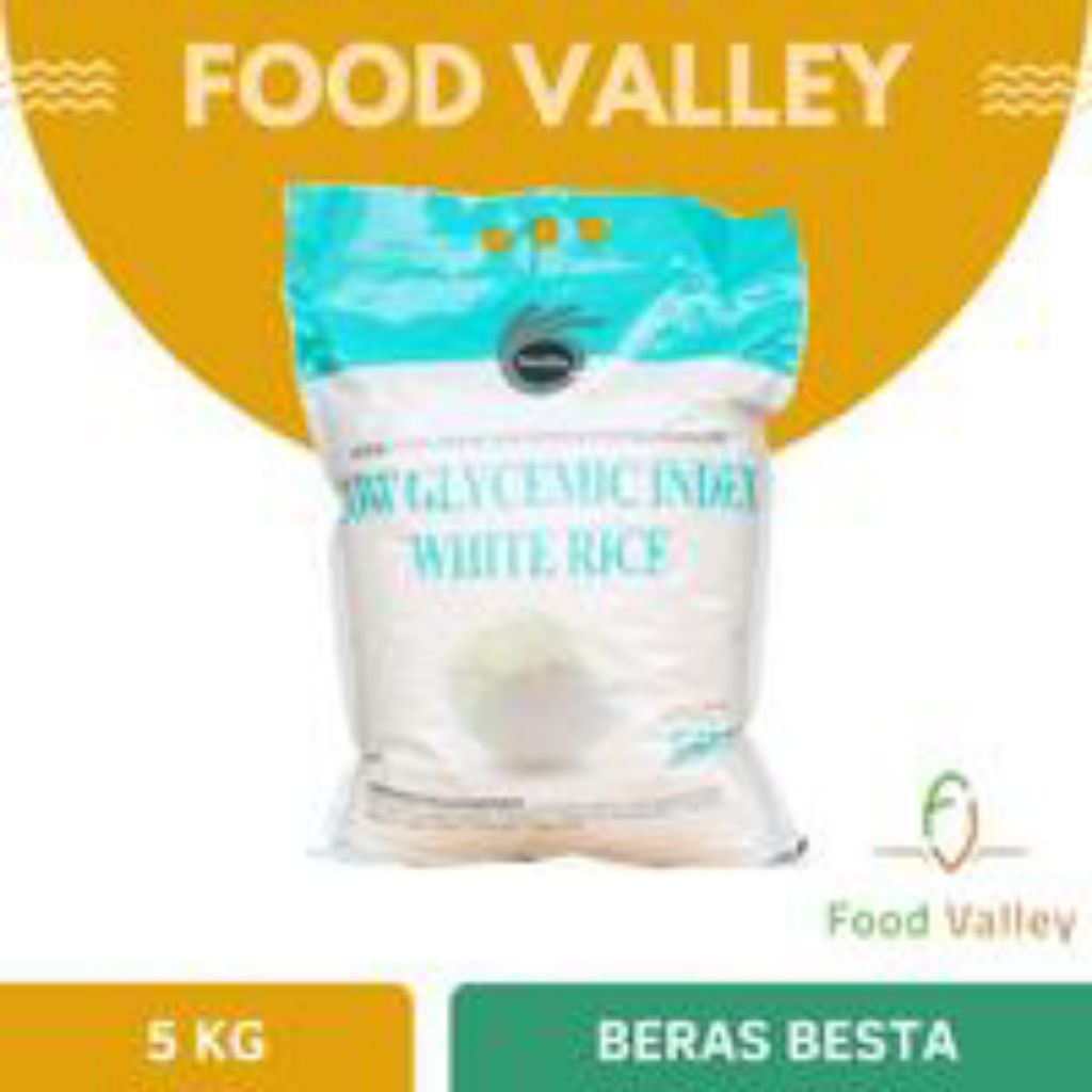 BestaRice Beras LowGlyCemic Index White Rice Organic bebas Gula 5 Kg