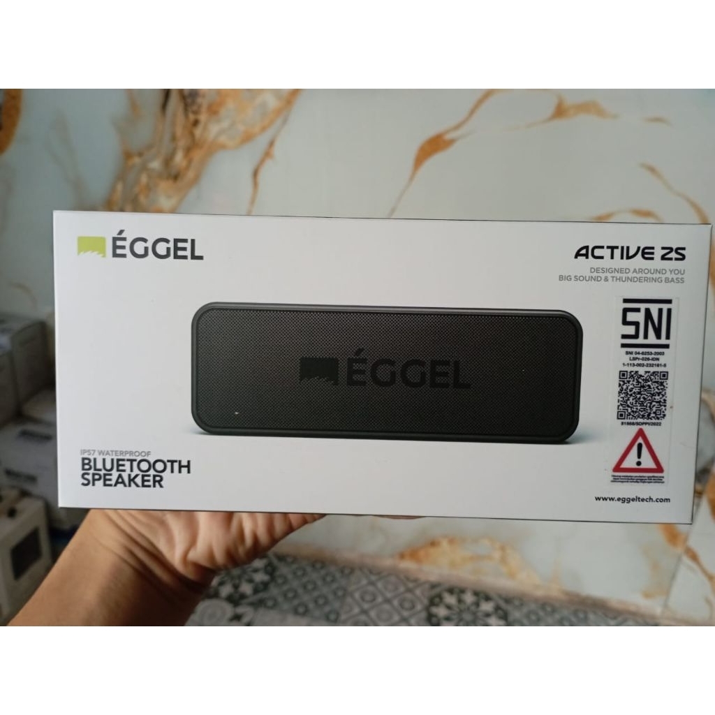 (baru&segel)Speaker Bluetooth EGGEL ACTIVE 2S IP57 Original