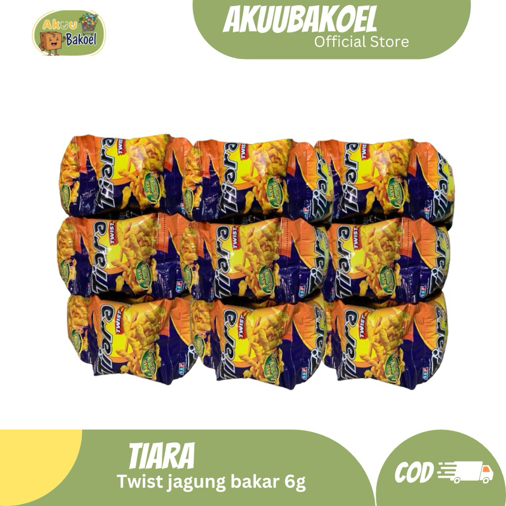 AE76- Tiara twist roasted corn 6gx10pcs (renceng)