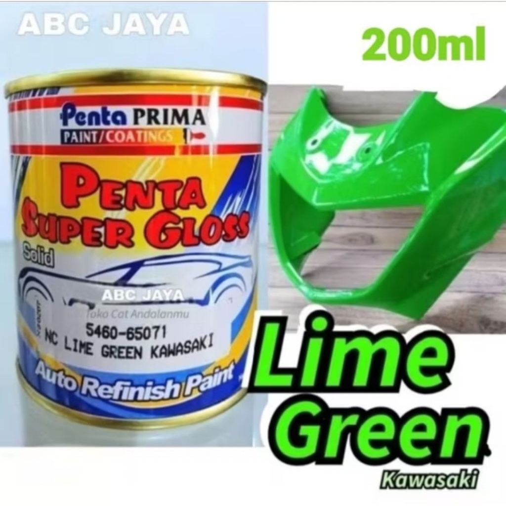 Cat Penta Super Gloss Lime Green Kawasaki 5460 - 65071 Gren 200ml Lime Kawasaki Ninja Green Ninja Gr