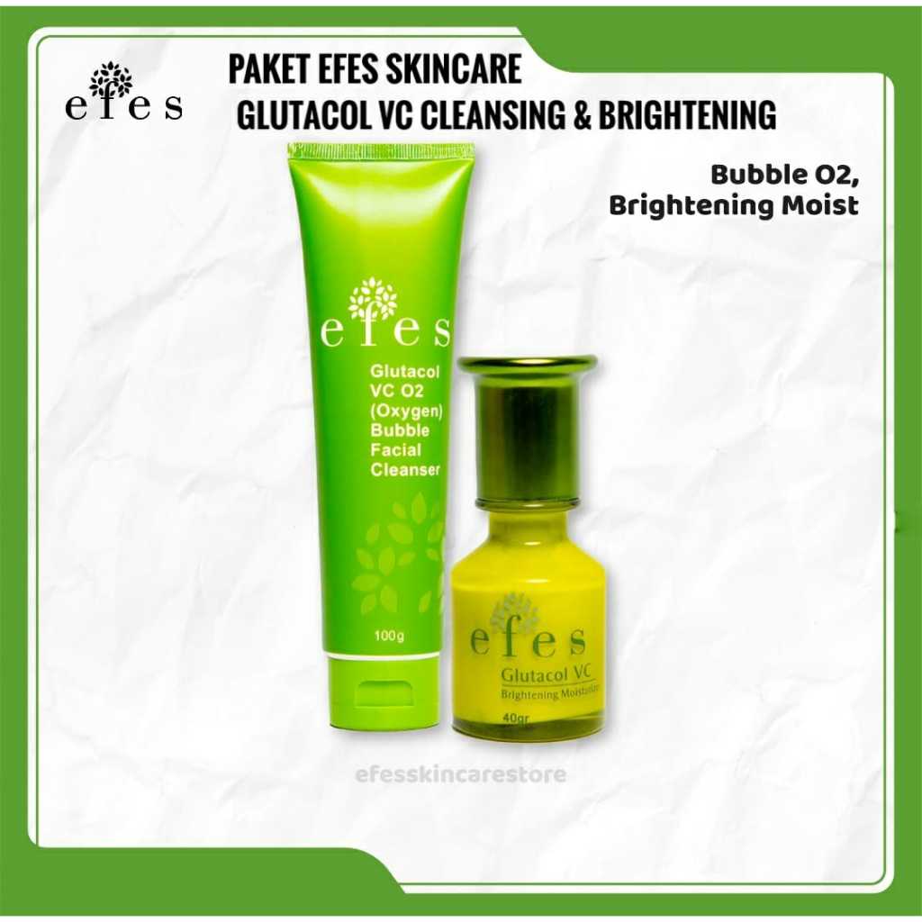 Paket Efes Skincare Glutacol VC Cleansing & Brightening