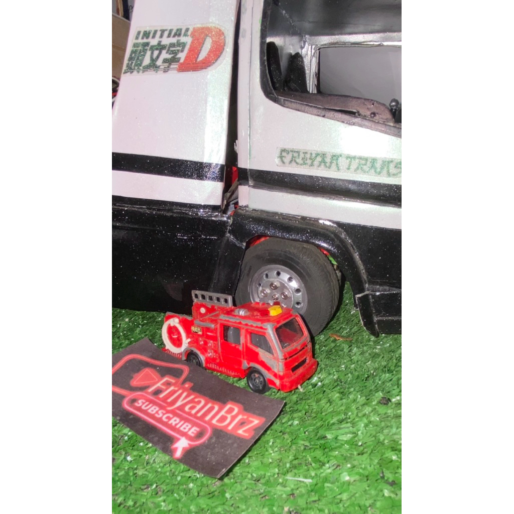 Diecast Tomica truck damkar morita fire loose