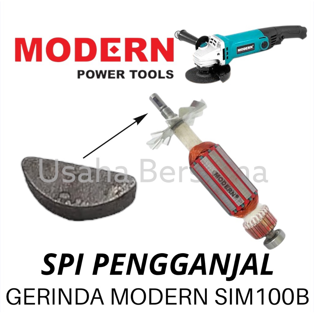 PENGGANJAL GEAR SPI ARMATURE GERINDA SIM100B SPI GERINDA PENGGANJAL GERINDA SIM 100 B MODERN SIM100 
