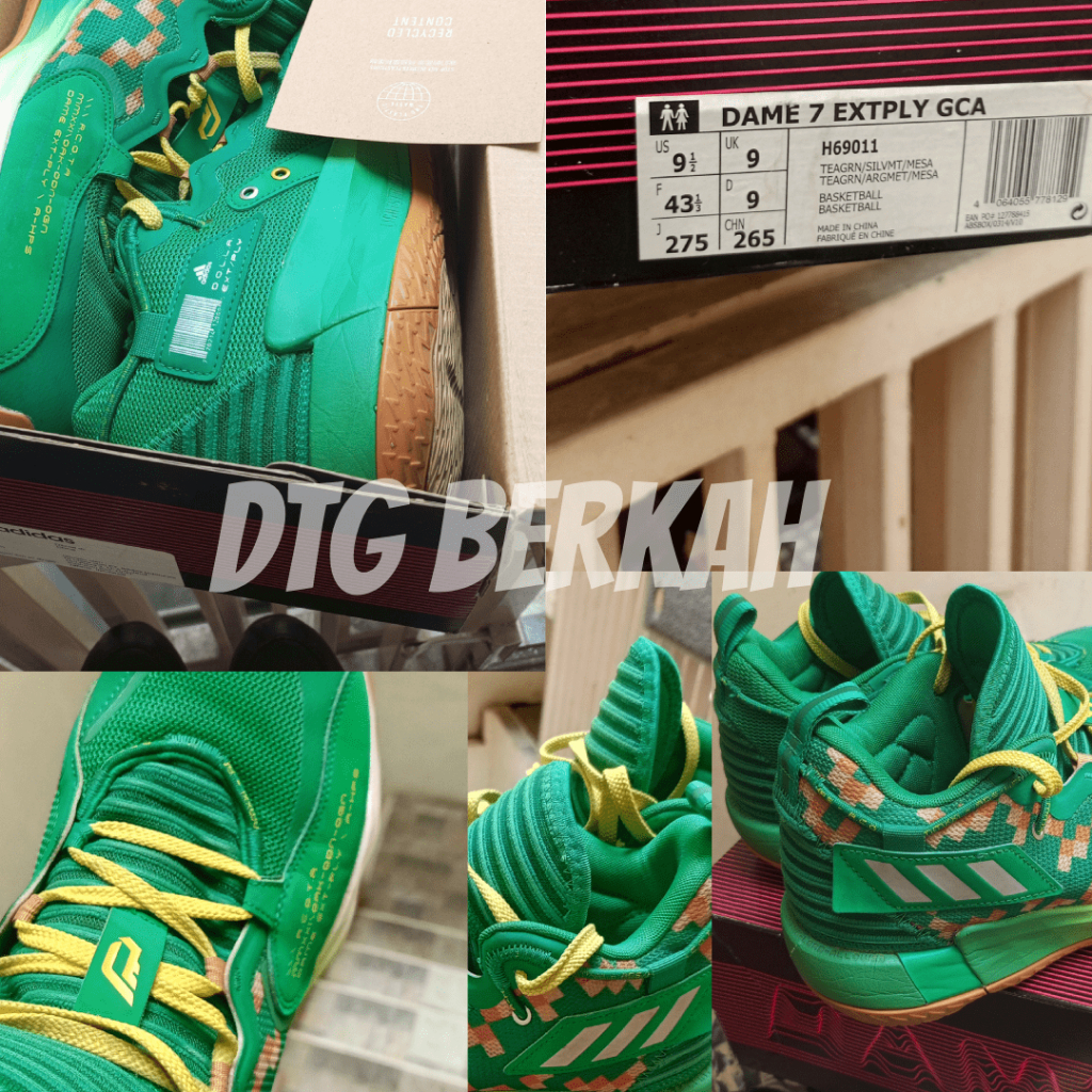 Sepatu Basket Adidas Dame 7 Extply Ukuran 42