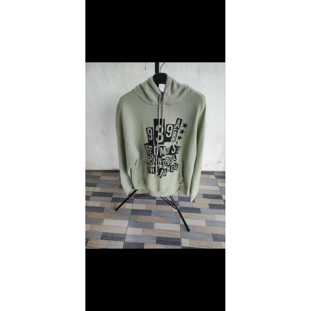 Hoodie ARCHIVE BOLD hijau sage