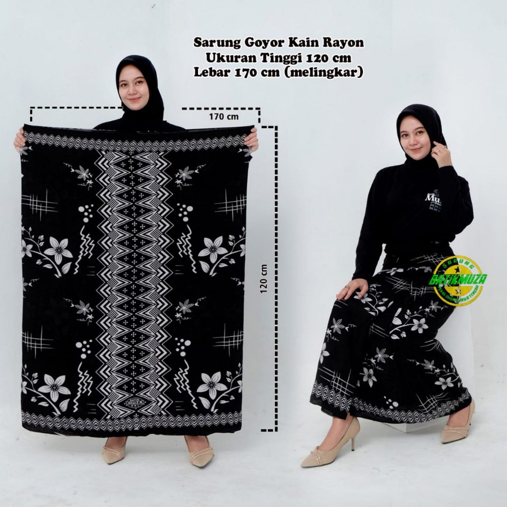 Sarung Wanita Santriwati Sarung Batik Printing Santriwati Sarung Gloyor pekalongan
