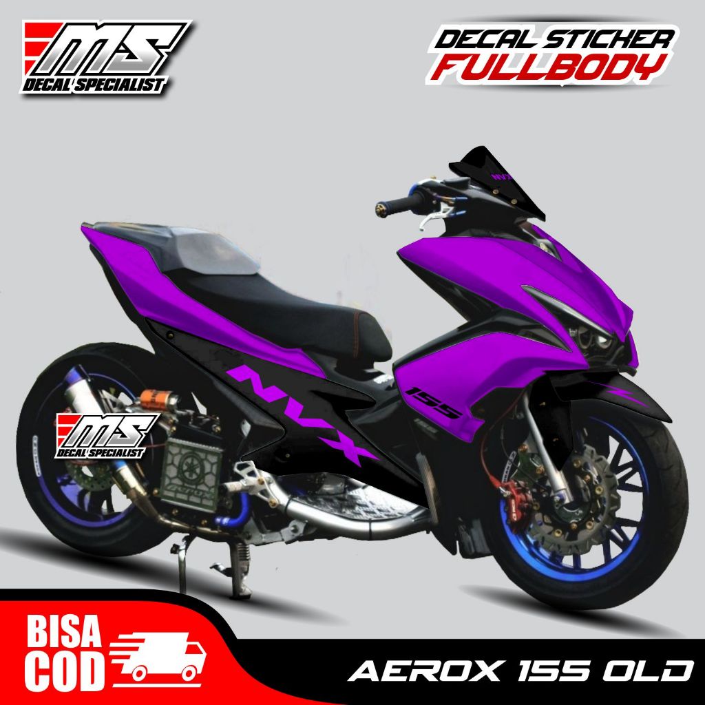 Decal Stiker polos Yamaha Aerox 155 old Full Body polosan simple