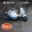 Selis Limited Edition - Sepeda Motor Listrik Retro / Motor Listrik Sespan / Motor Jadul - Hijau Tbk 