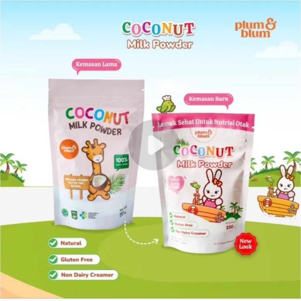Plum and Blum Plum&Blum Coconut Powder Santan MPASI Bayi