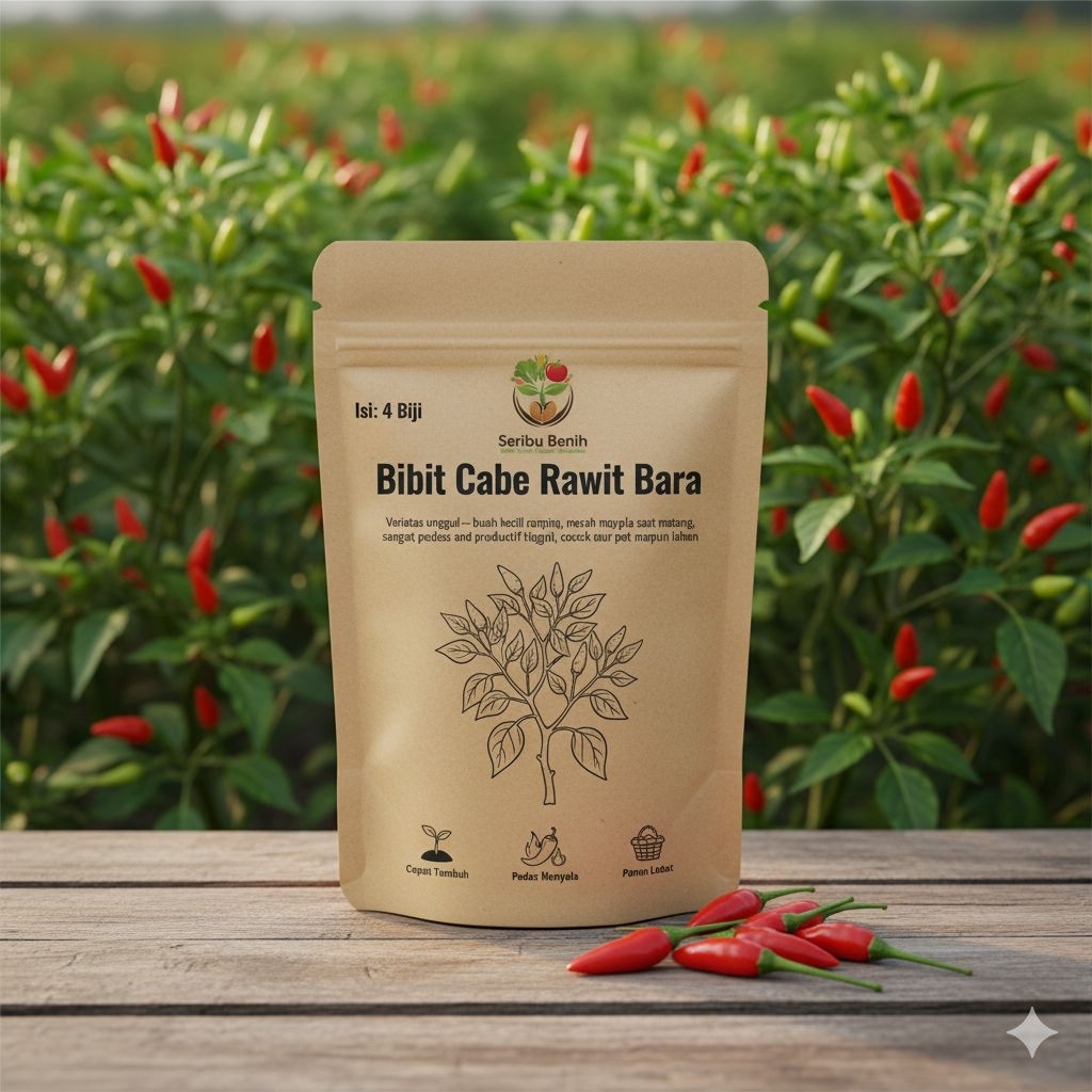 Bibit Cabai Rawit Hijau Bara/Bibit Cabe/Bibit Lombok