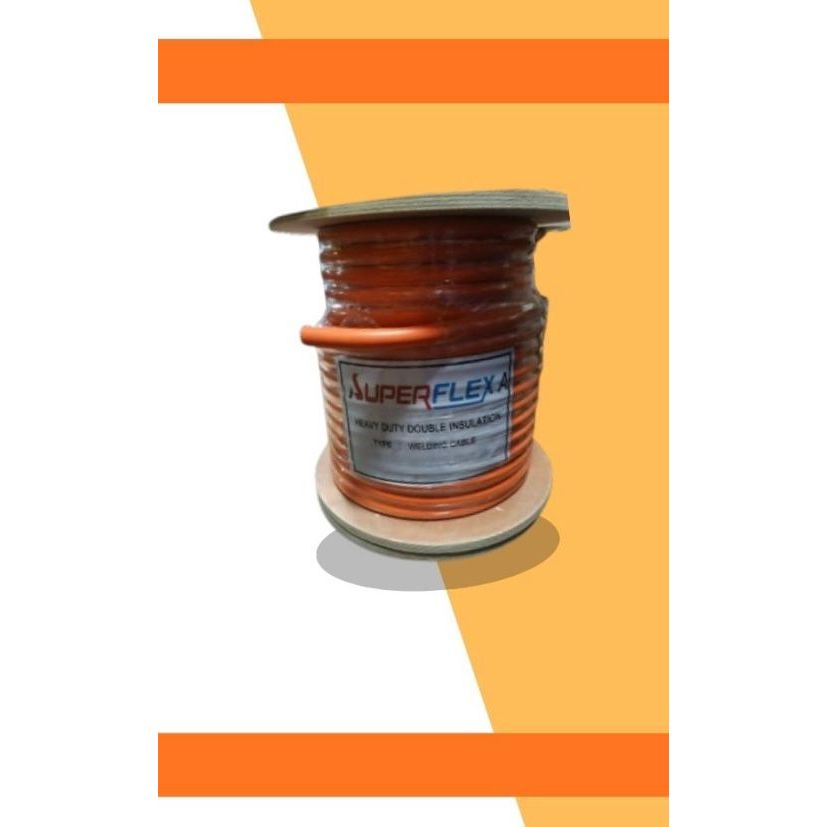 Superflex Australia Kabel Las 16mm Tembaga Orange