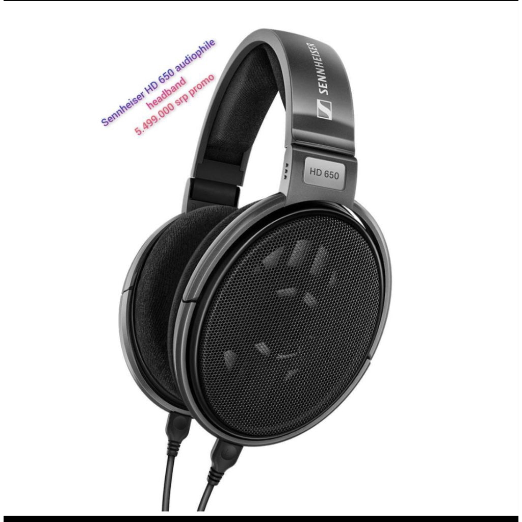 SENNHEISER HD 650 audiophile headband Open DYN Stereo Headphone hd650