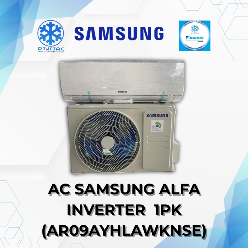 AC SAMSUNG ALFA INVERTER  1PK (AR09AYHLAWKNSE)