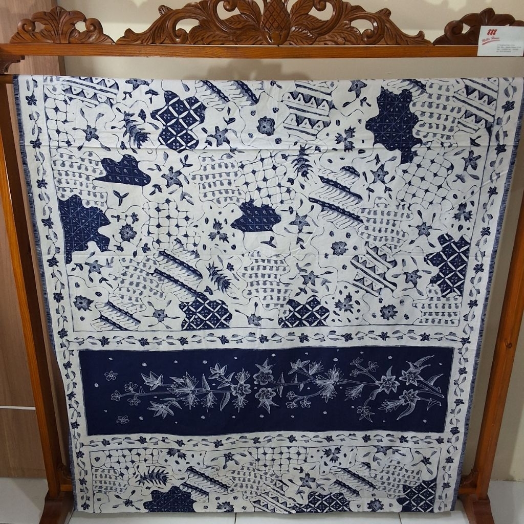 Kain Sarung Encim Buketan Bunga Katun Primisima/Kain Encim Buketan/Kain Batik Encim/Kain Batik Encim