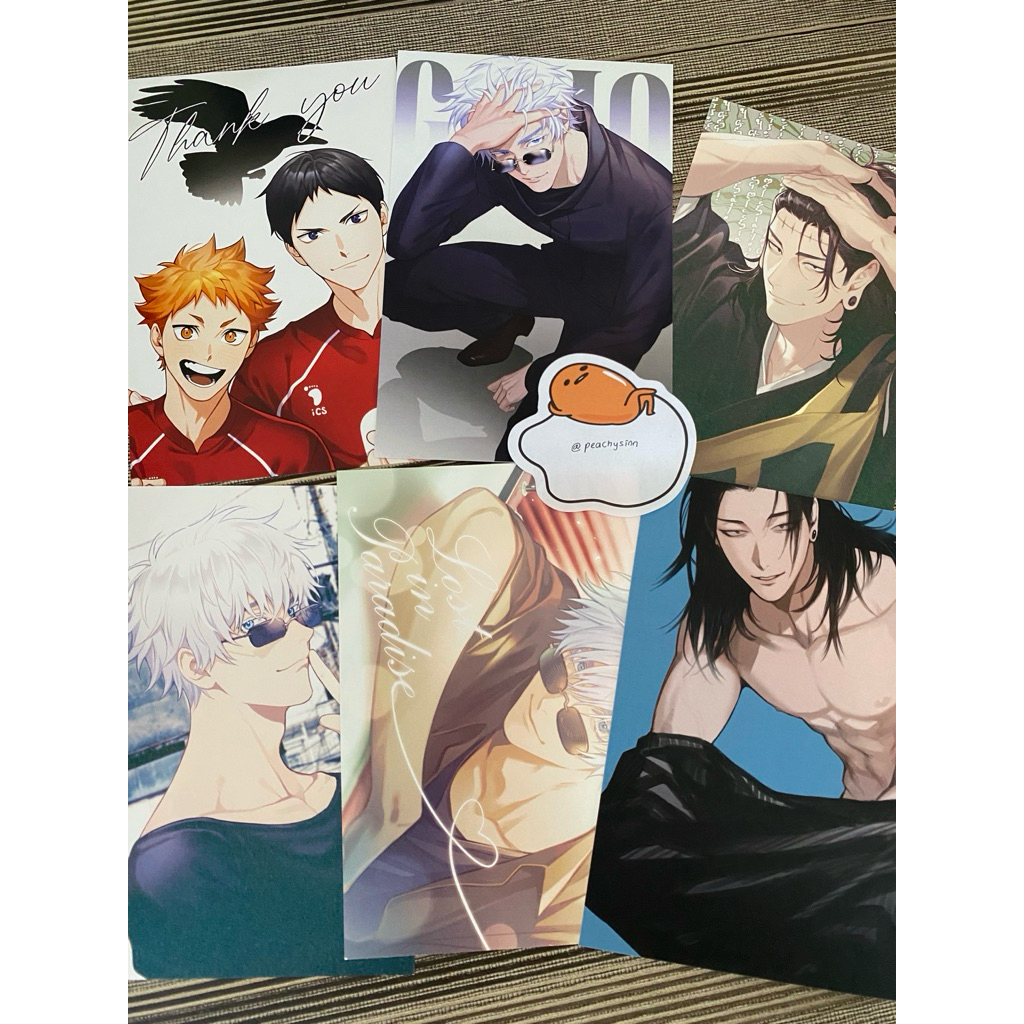 Gojo Satoru Geto Suguru Jujutsu Kaisen Onegingek Kadeart Posca Lenticular Fan Merch