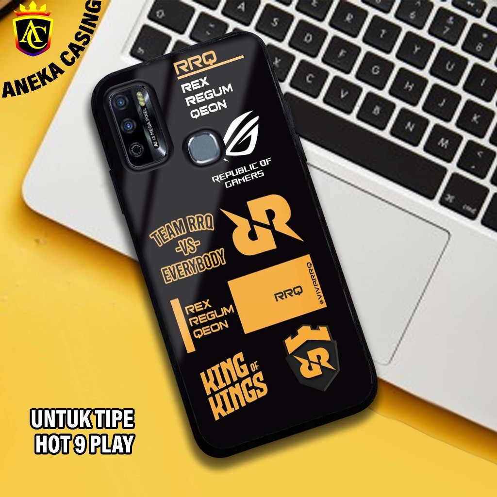 Case INFINIX HOT 9 PLAY Hardcase Glossy casing Hp INFINIX HOT 9 PLAY Terbaru [Motif - RRQ] - Aneka C