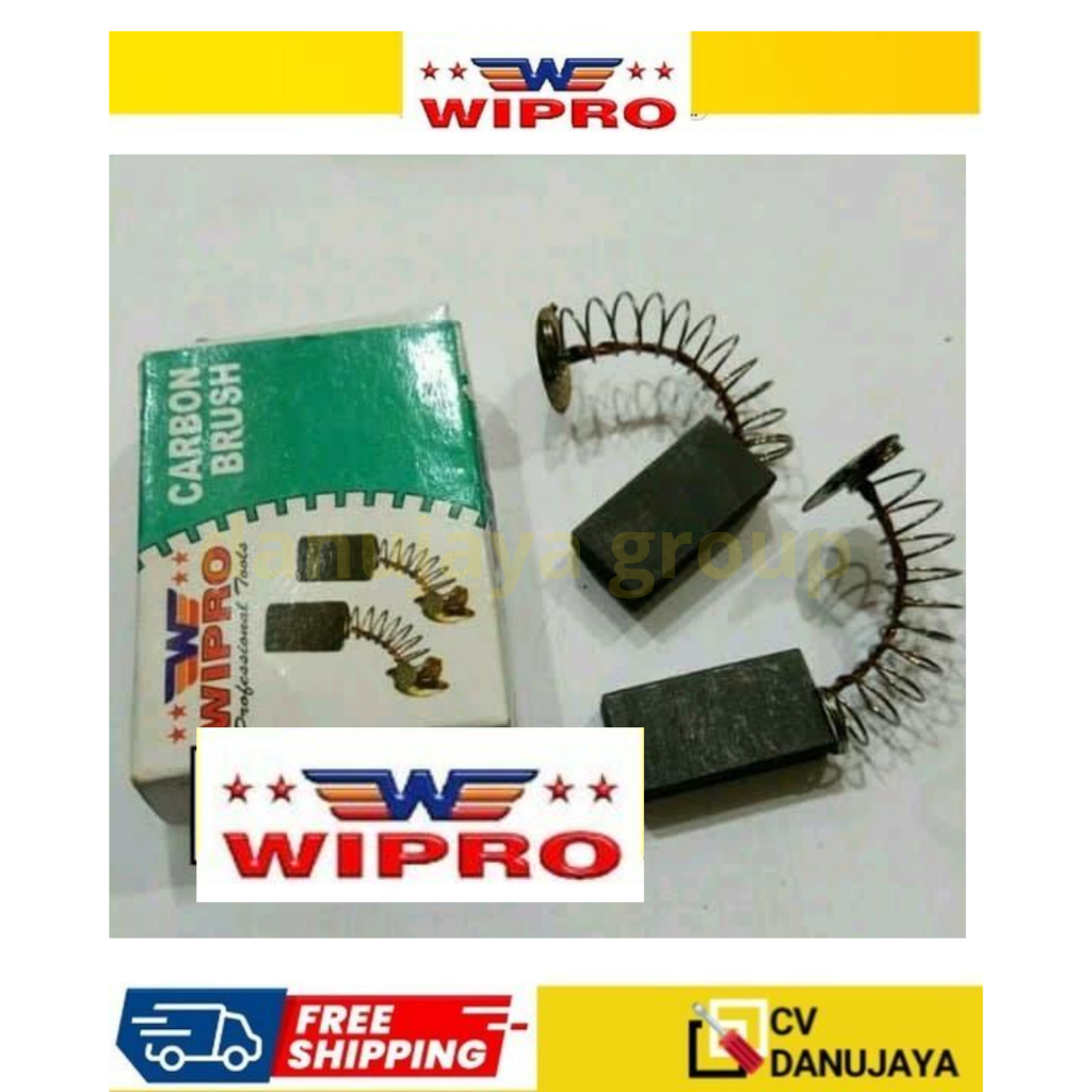 SP Sparepart Spare Part Carbon Brush CB. WB 6103 Bor Listrik Wipro
