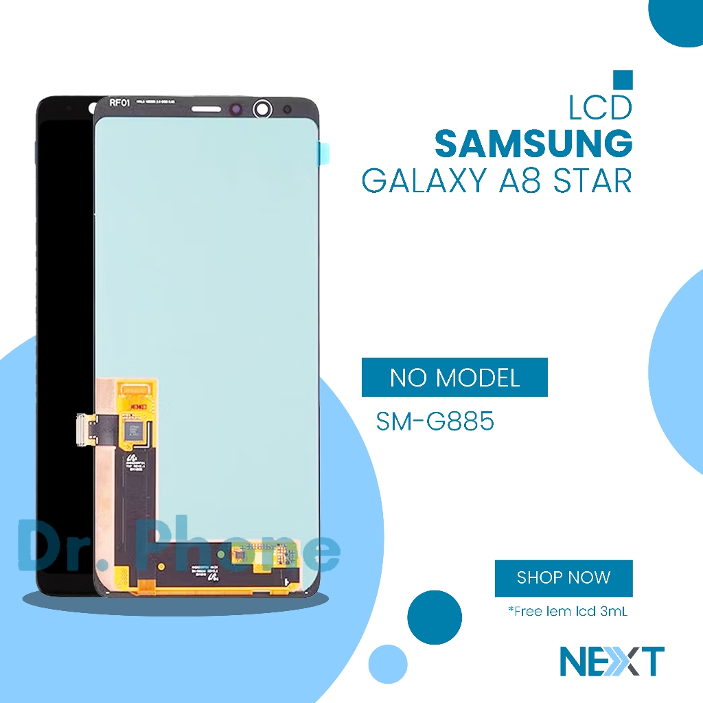 LCD Samsung A8 Star - Fullset Touchscreen Premium Quality