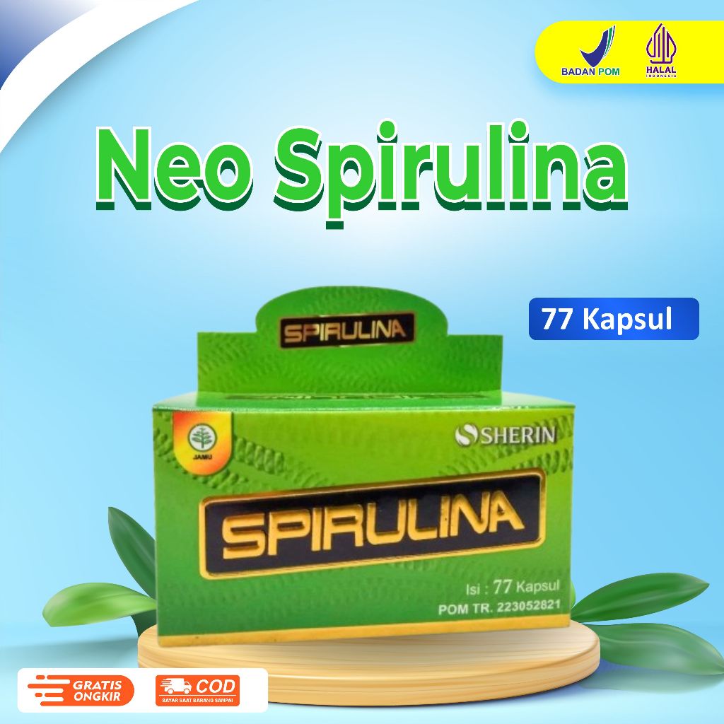 NSP Neo Spirulina 77 Kapsul Suplemen Kesehatan