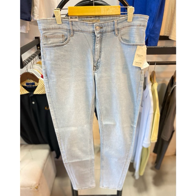 Celana Skinny Jeans MNG Light Blue Pria