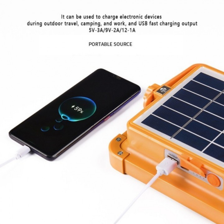 Lampu Emergency Tenaga Surya Sunpro SL - 108 200w Sorot solar