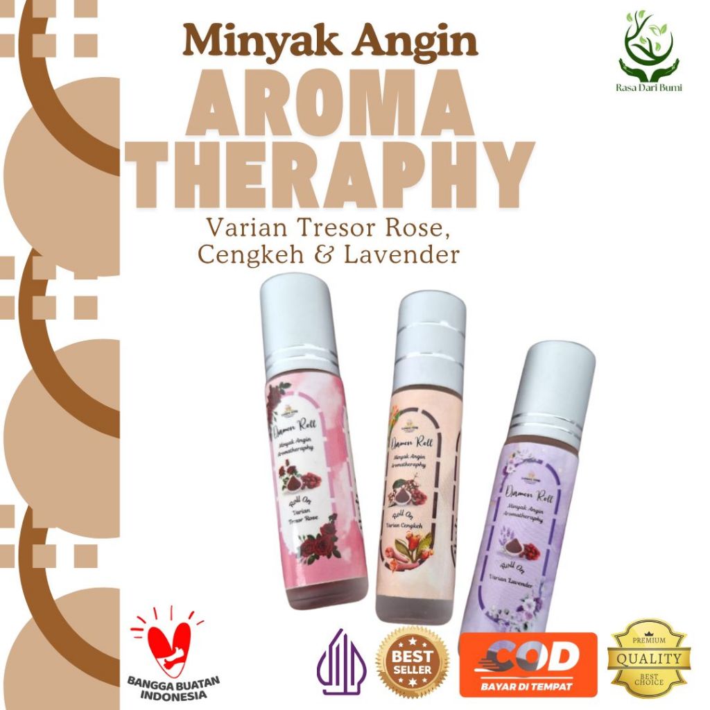 DJAMAS HERB I MINYAK ANGIN AROMATHERAPY ANGKAK I DJAMON ROLL ON AROMATHERAPY