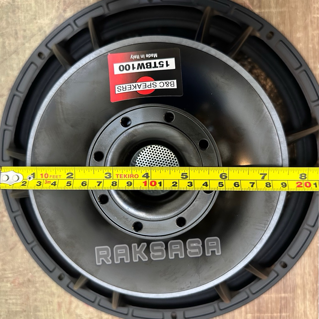 SPEAKER COMPONENT B&C 15TBW100 WOOFER 15 INCH BNC 15 TBW 100 VC 3 INCH