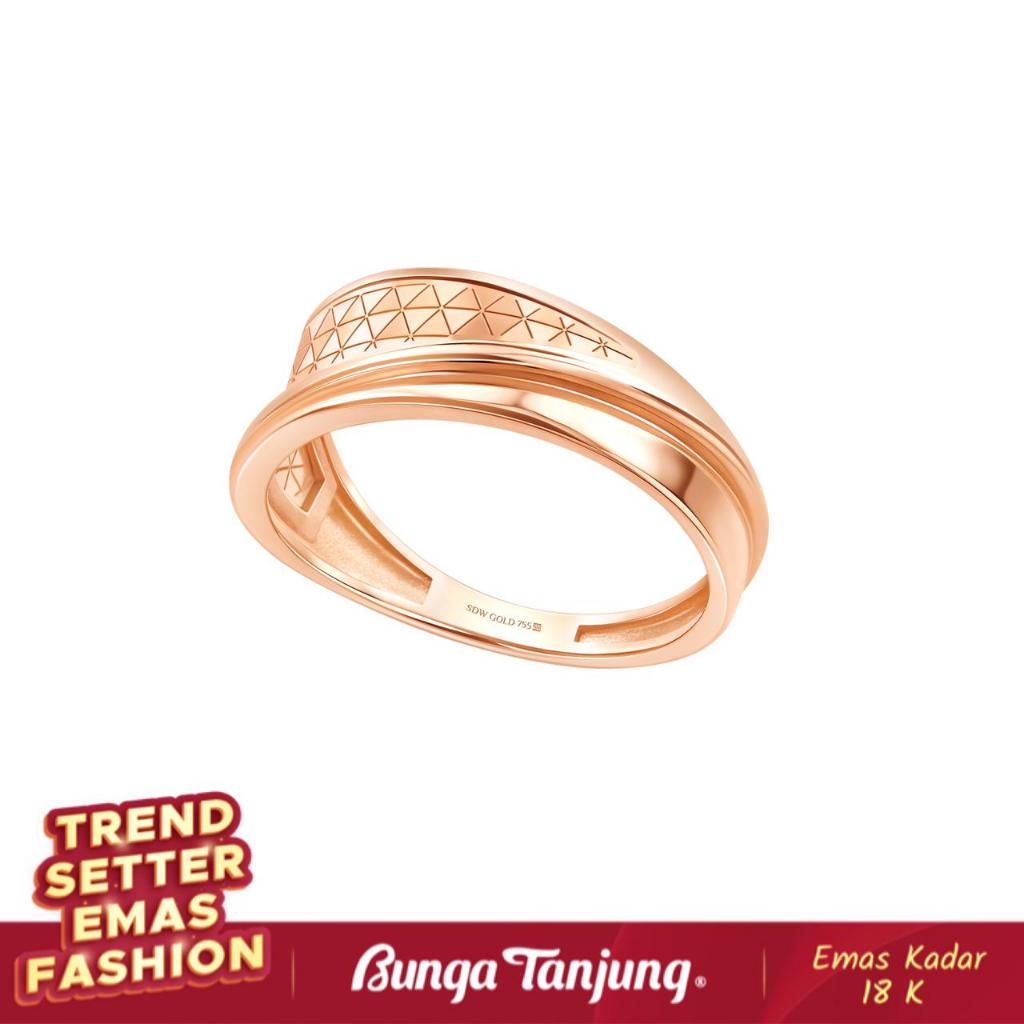 CINCIN LATTICE LUX A - SDW GOLD - EMAS 18K - BUNGA TANJUNG GOLD