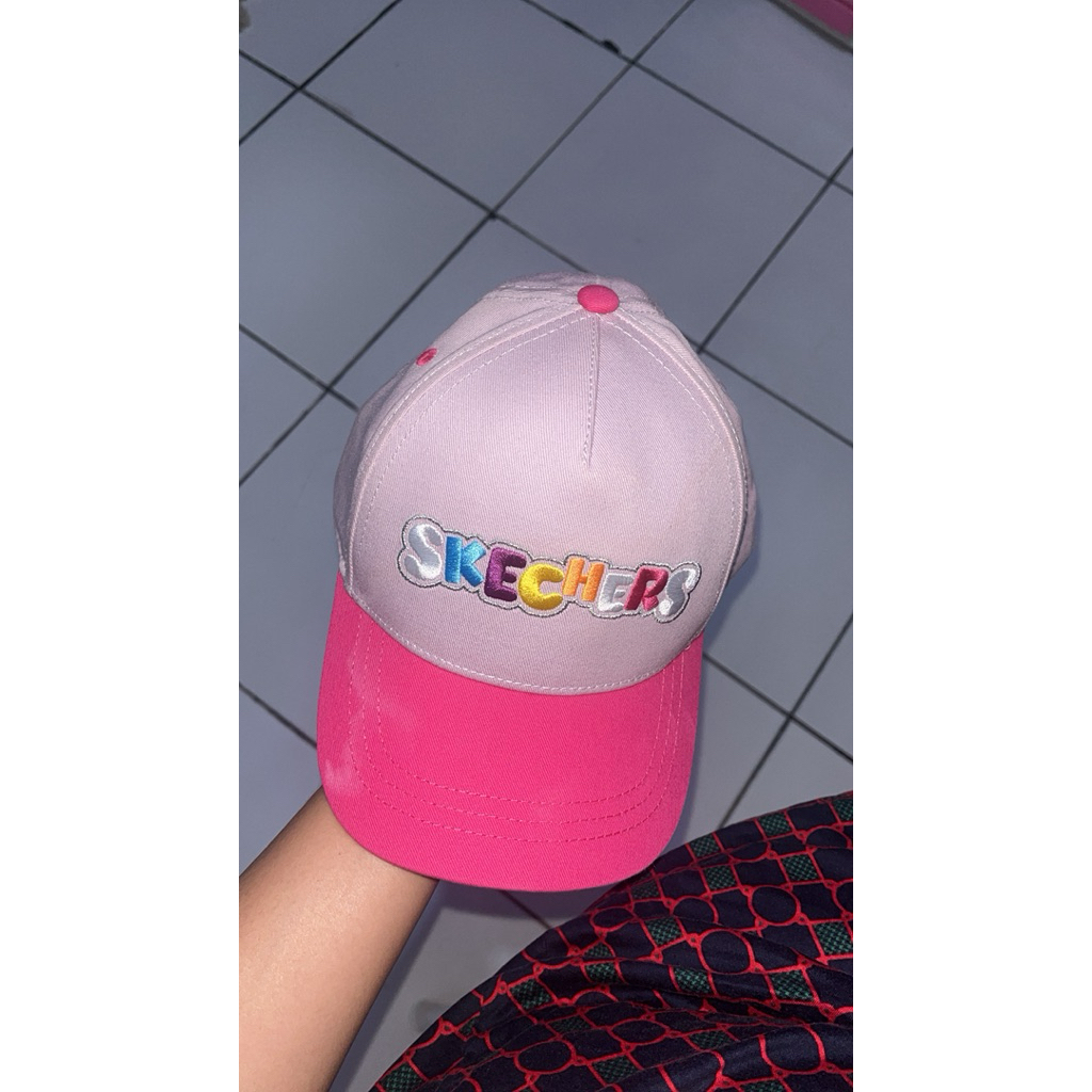 TOPI ANAK PEREMPUAN SKECHERS ORIGINAL 100%
