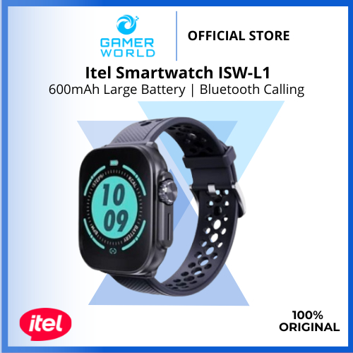 itel Smartwatch ISW-L1 | 2.01” HD Touch Screen | Bluetooth Calling | 30+ Days Battery | 24H Heart Ra