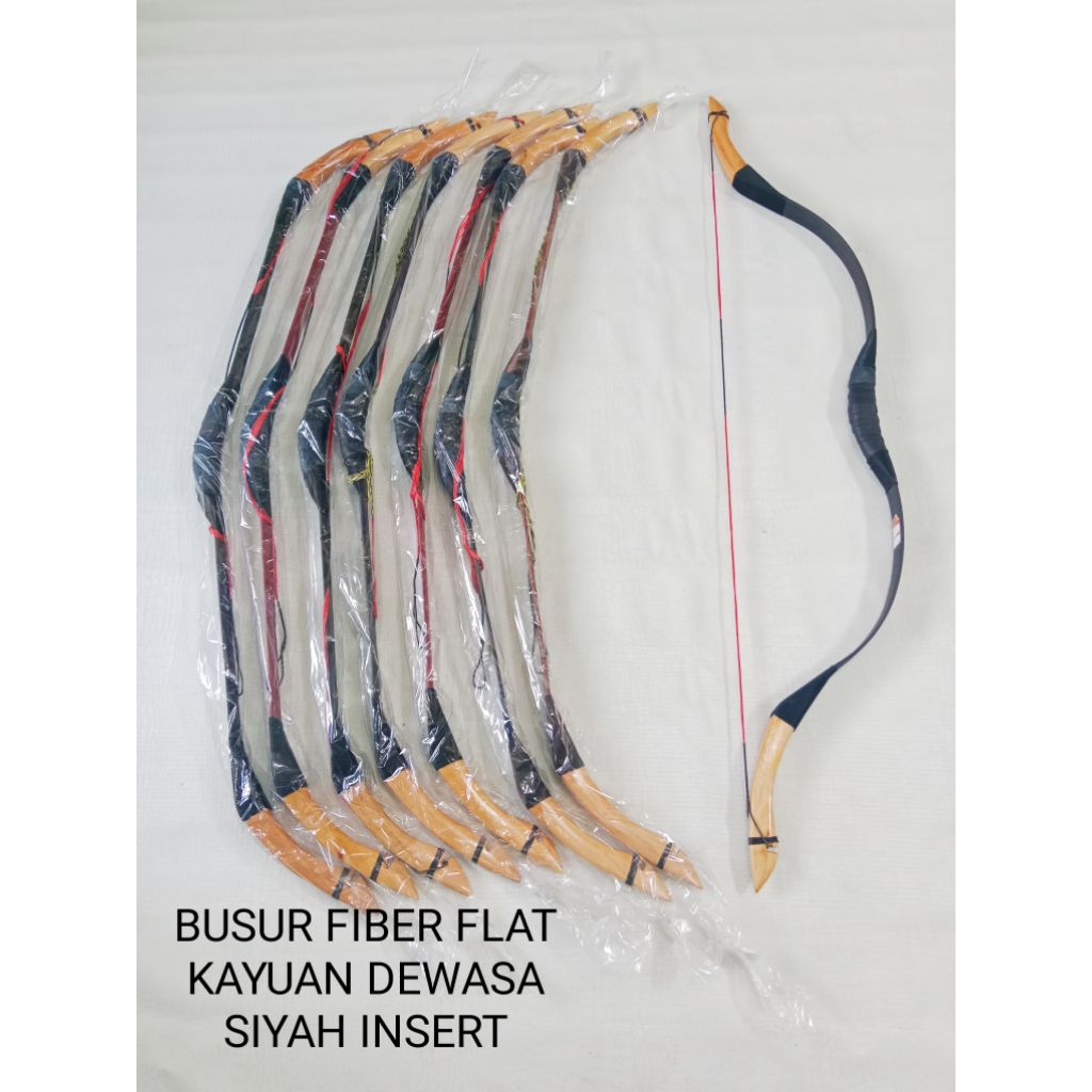 BUSUR FIBER FLAT KAYUAN DEWASA SIYAH INSERT