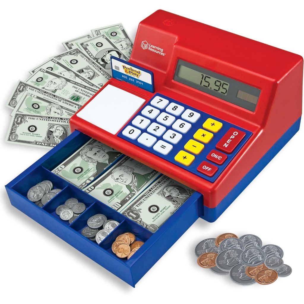 Learning Resources Pretend & Play Calculator Cash Register Toy